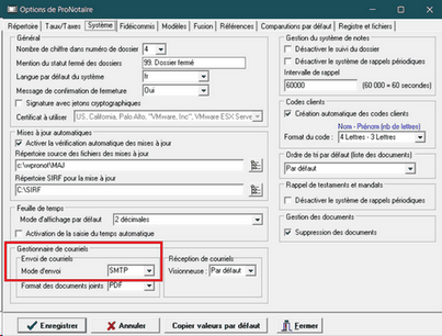 Options PN_Systeme_Courriels