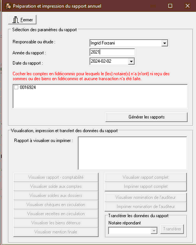 Fideicommis_Rapport annuel