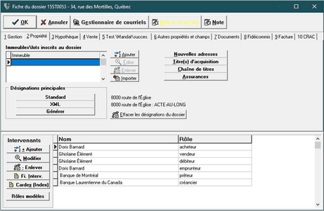 Fiche dossier_Onglet Propriete