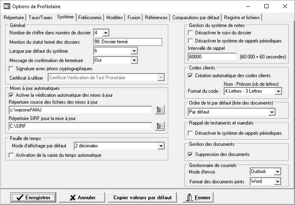 Options PN Systeme