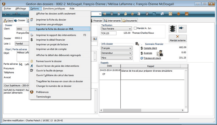 Juris Evolution_Export_XML