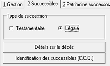 Type de succession legale