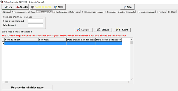 Dossier corporatif_Onglet Administrateurs