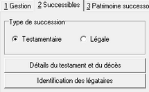 Type de succession testament