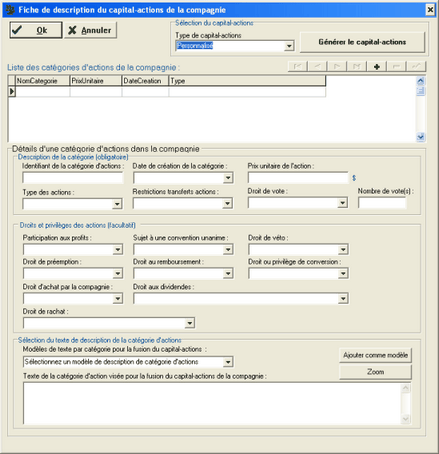 Capital-actions personnalise