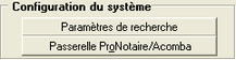 Configuration du systeme