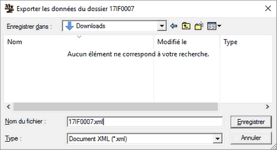 Exporter les donnees du dossier_Downloads