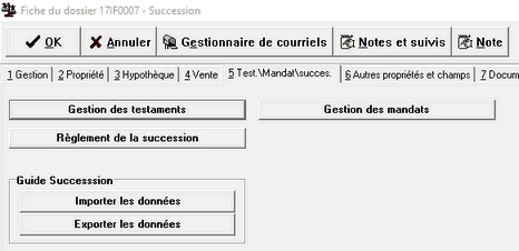 Fiche du dossier standard_Test Mandat Succes