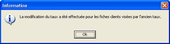 Confirmation modif taxes